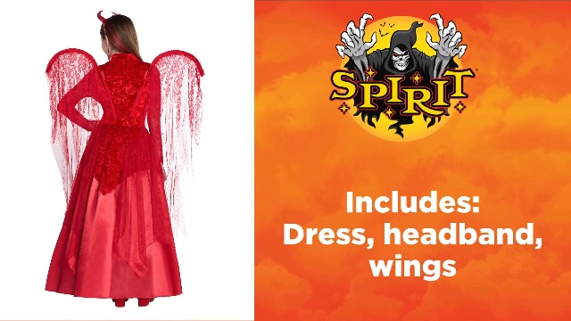 open lace back dress Amazon.com: Spirit Halloween Kids Red Devil Dress Costume