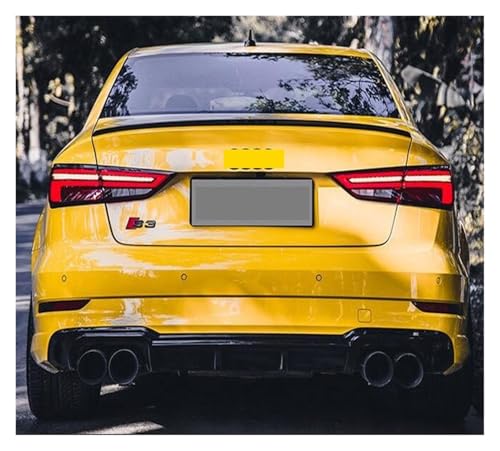 Diffuseur arrière Audi A3 S3 Sline aérodynamique avec sorties échappement - 3