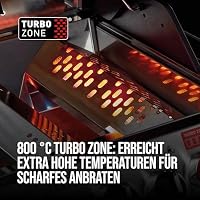 Enders® Gasgrill MONROE PRO 4 SIK TURBO, 4-Edelstahlbrenner, Seitenkocher, Infrarot-Backburner, Sichtfenster, HEAT RANGE™, SWITCH GRID™, 800 °C TURBO ZONE™, SIMPLE CLEAN™, #8378 – Ansicht 3