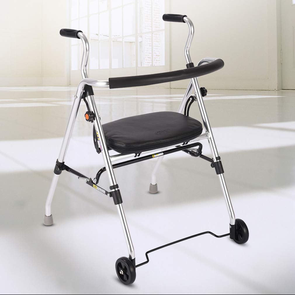 Andador Ligero Sin Ruedas, Diseño Estrecho Y Compacto, Fabricado En Aluminio Resistente, con Conteras Antideslizantes, para Uso En Interiores Y Exteriores