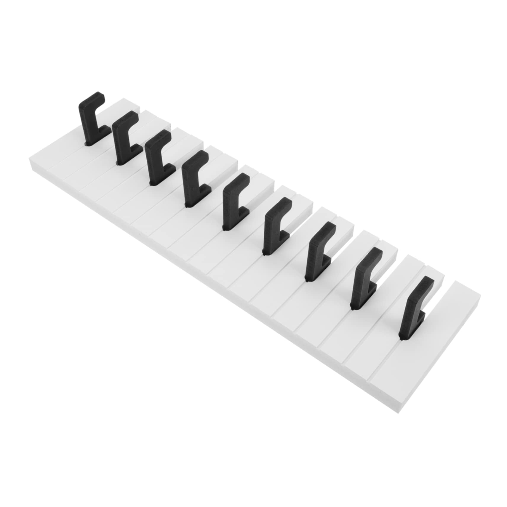 KOMBIUDA Piano Hakenleiste 48cm mit 9 Haken im Nordischen Stil