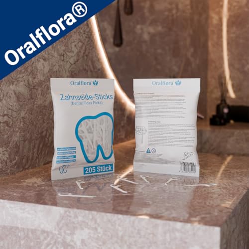 205x Zahnseide-Sticks – Dental Floss Picks – Oralflora – Zahnzwischenraum-Reinigung für Zahnpflege & gesundes Zahnfleisch & Backenzähne – 2in1 mit Zahnstocher am Griff – Bild 8