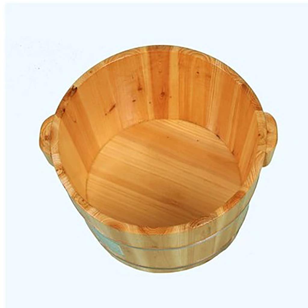 FDEFIRTFG Sauna bucket, Spa, Sauna,Soak,Handmade Massage Bucket Foot Bath, Wash Feet Basin Tub(A)