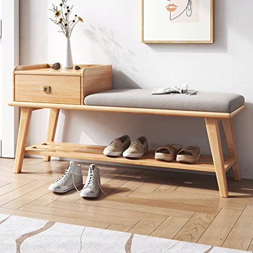 Banc de maquillage vert foncé pour optimiser le rangement des chaussures