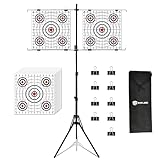 Top 10 Best Target Heights Reviews & Comparison | Updated 10 Atflbox Adjustable Paper Target Holder with 10pcs Target Papers for Outdoor, Paper Targets Stand for BB Gun, Airsoft, Airgun Backyard Shooting Practice