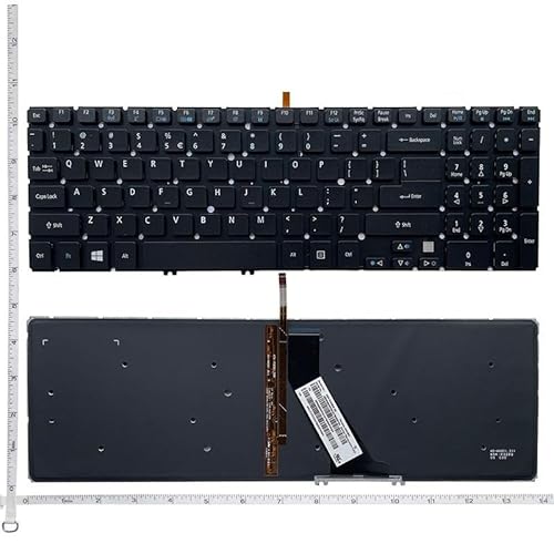 �m�[�g�p�\�R���̃L�[�{�[�h�G�C�T�[�M�] V5-531 V5-551 V5-552 MA50 VN7-591 MS2391 VN7-571G MS2395 ZR1 ZRI ZRK �������ȒP(US Backlight)