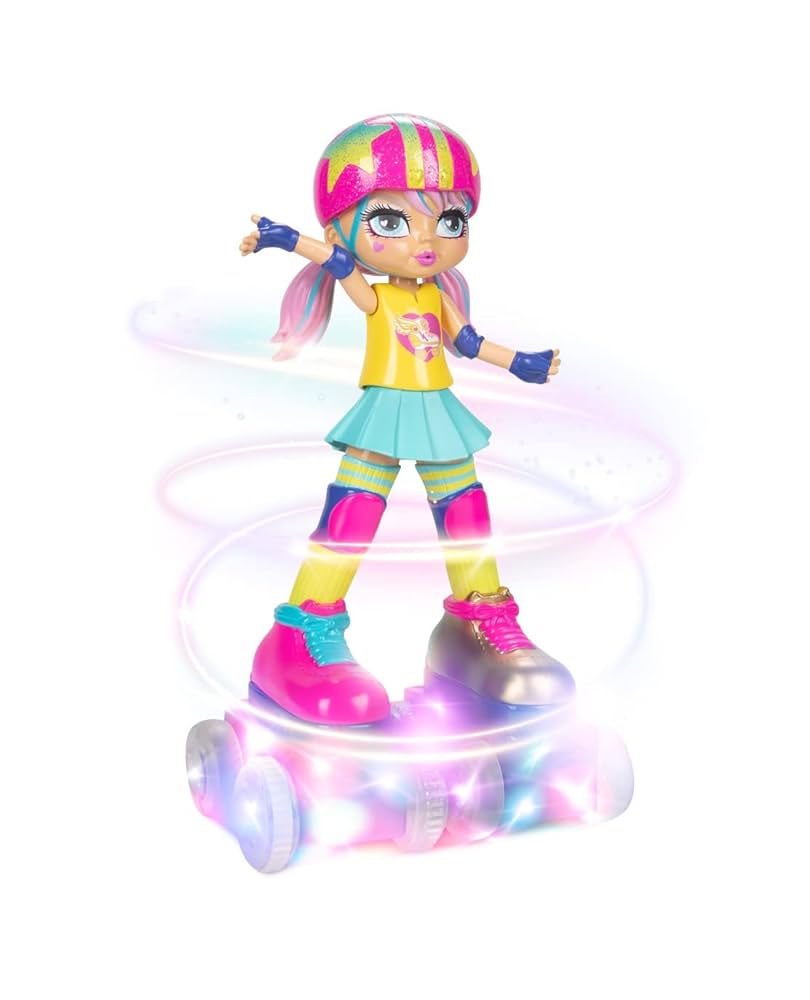 Amazon.com: JAKKS Pacific Rock N Rollerskate Doll Rainbow