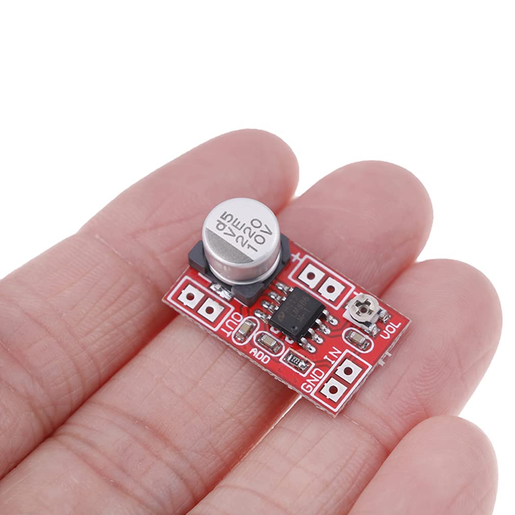 Hailege 3 Pcs Electret Amplifier Micro MIC Capacitor Super Mini