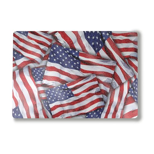 Image of Glossy Glitter Laptop Skin Compatible with Surface Laptop 7 15 inch (2024) - Patriot - Premium 3M Vinyl Protective Wrap Decal Cover - Easy to Apply | Crafted in The USA by MightySkins