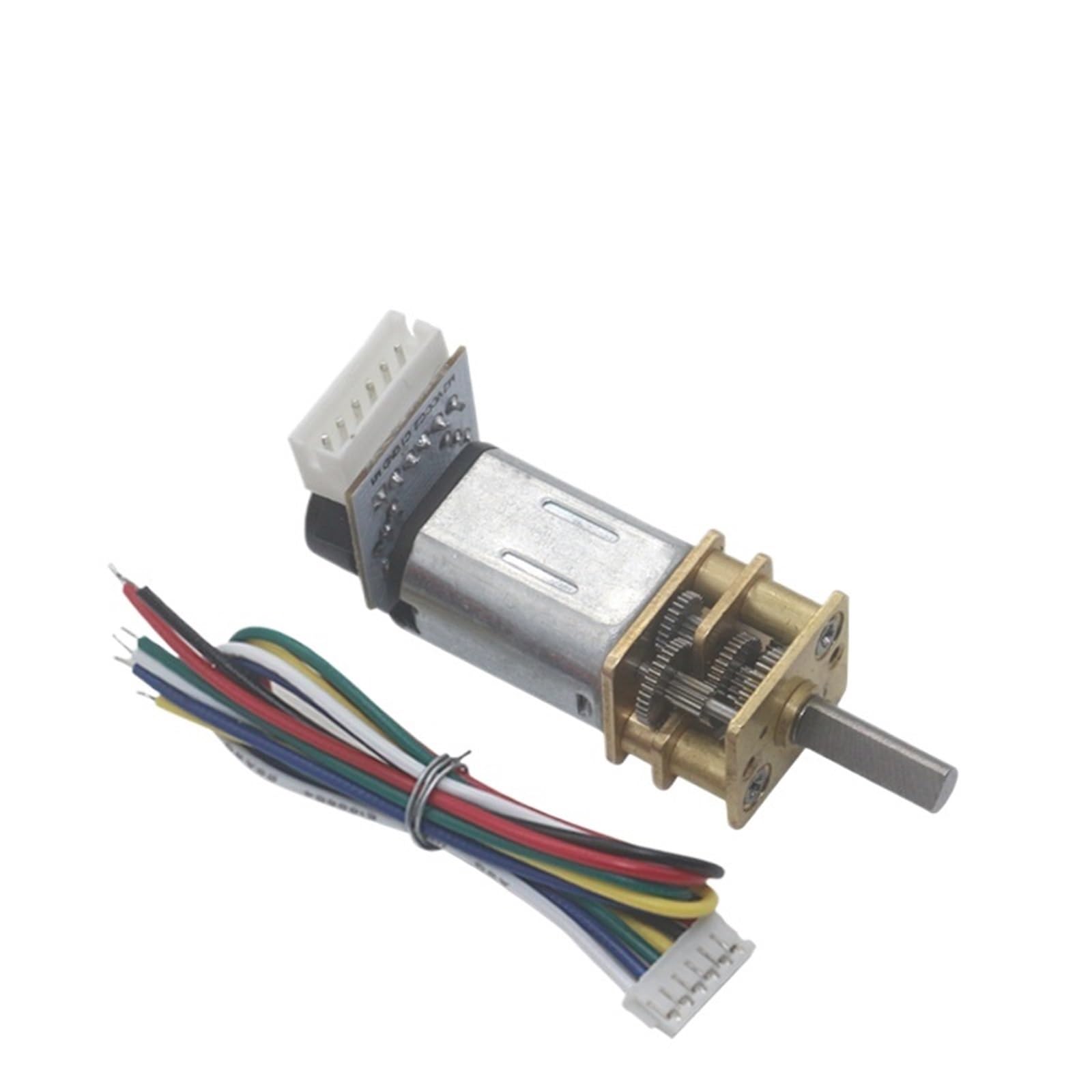 ANERTQUIH JGA12-N20 DC Geared Motor Miniature 3V 12V 24V AB Phase Encoder Speed and Steering N20 1Pcs(3V 75RPM,With mount)