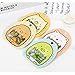 Aimeio Super Cute Cartoon Animals Transparent PVC Stickers for Diary Calendar Albums Decoration Scrapbook Planner Journal Child DIY Toy School Office Supplies,4 Pack,200 Pieces