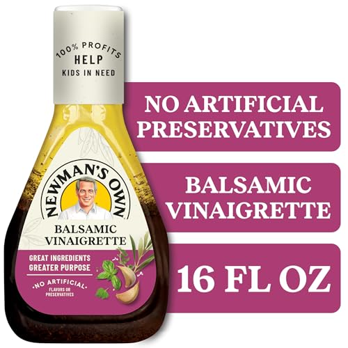 Newman's Own Dressing, Balsamic Vinaigrette, 16 Fl Oz
