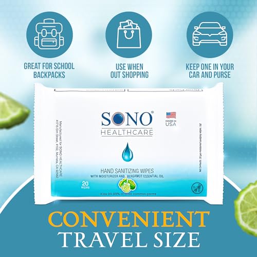 SONO-Disinfecting-Wipes-Medical-Grade-Alcohol-Free-No-Bleach-Multi-Surface-Cleaning-Wipes-for-Home-School-Office-160-CT-Pack-of-2
