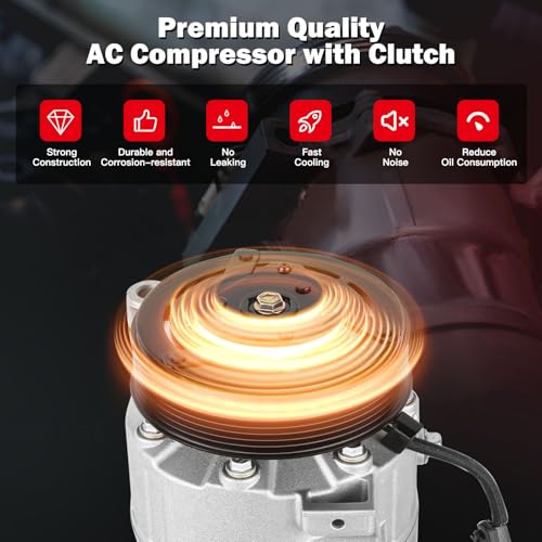 Image of CCIYU Air Conditioning Compressor for Nissan Altima Pathfinder 3.5L