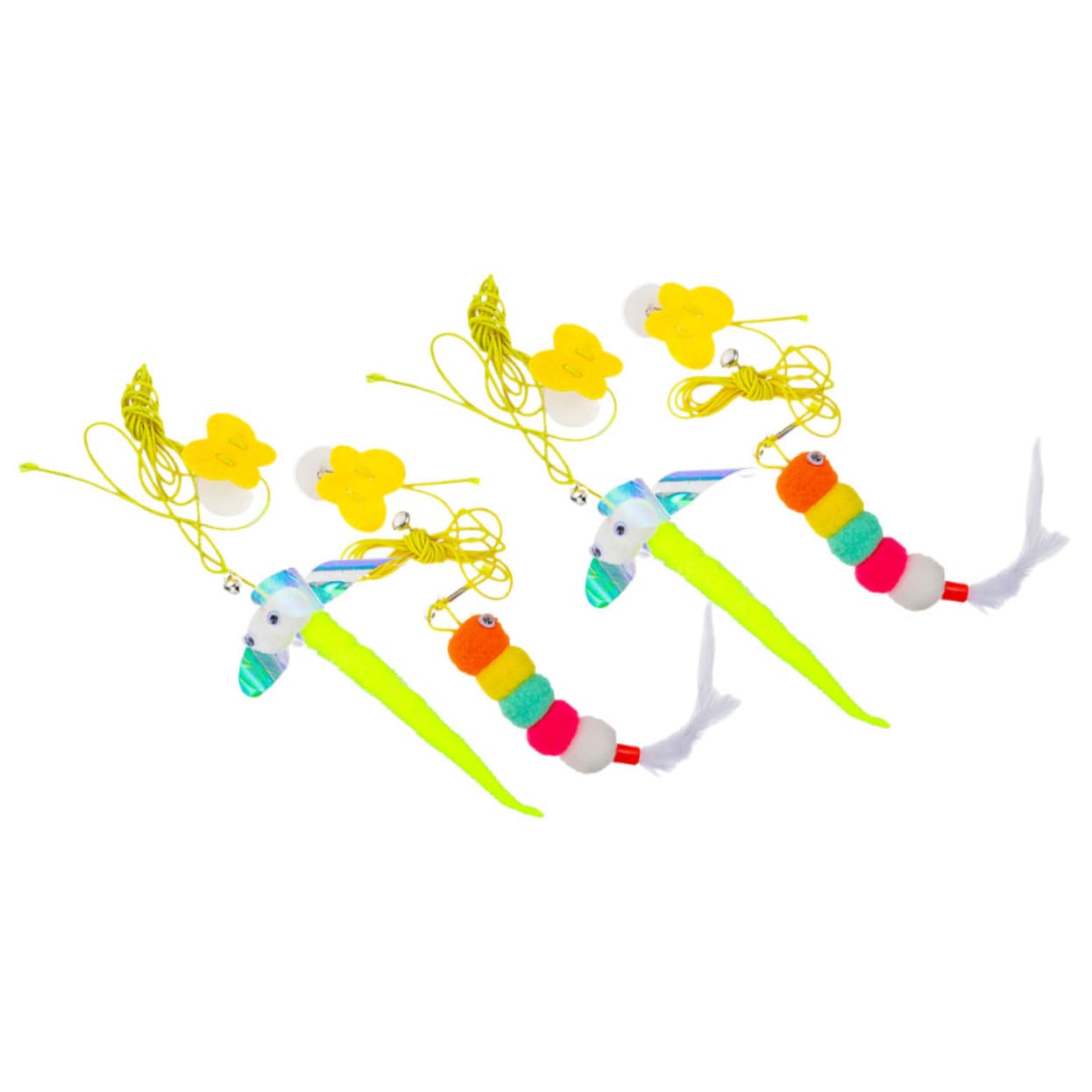 FRCOLOR 20pièces Jouet Suspendu pour Chat avec Cataire Kit De Jeux Interactif pour Chatons Accessoire Amusant pour Éveiller Instinct De Chasse des Chats