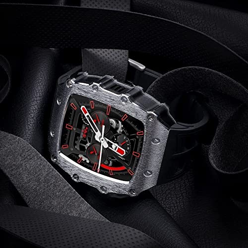 Correa de reloj de acero inoxidable de lujo que protege tu iWatch SE y 8 3