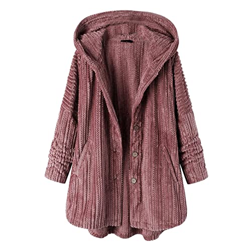 Veste d'hiver pour femmes avec fourrure grande taille 5XL rouge chaude contre le froid