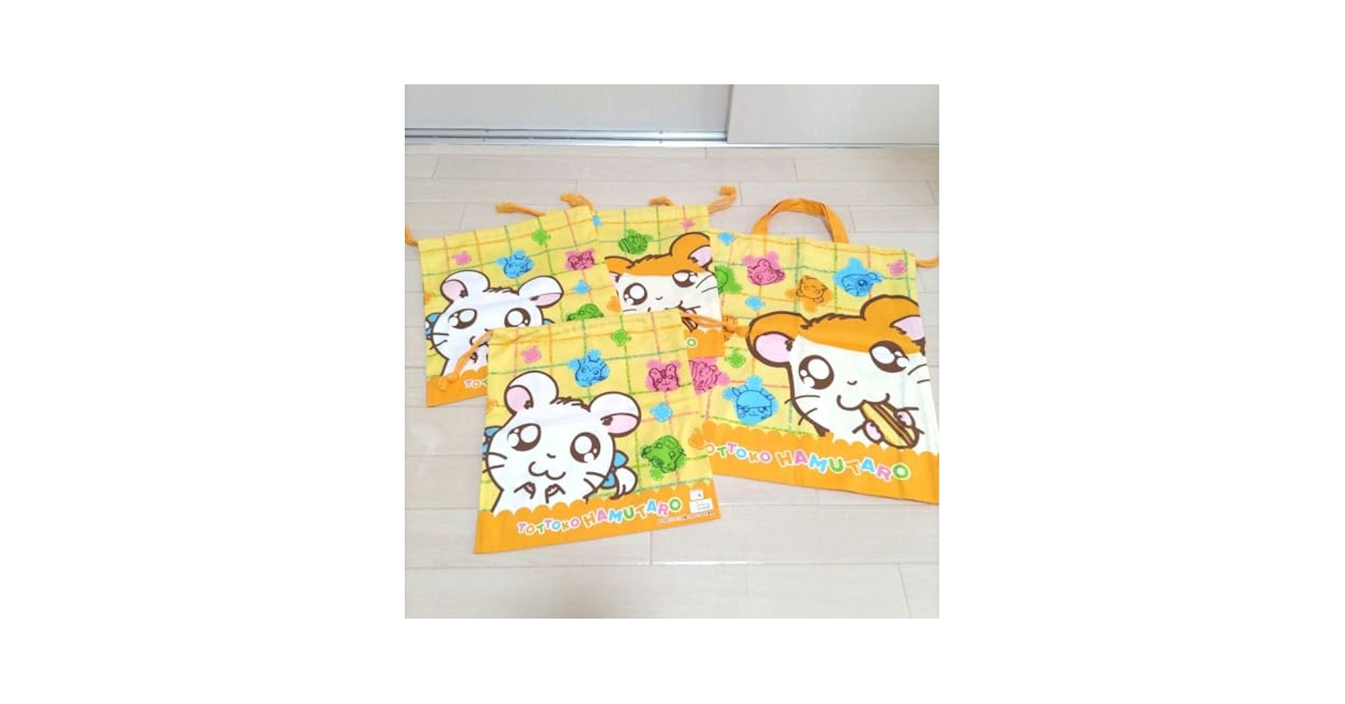 新品　平成レトロ　ハム太郎　袋セット Amazon.co.jp: 平成レトロ とっとこハム太郎 レッスンバッグ