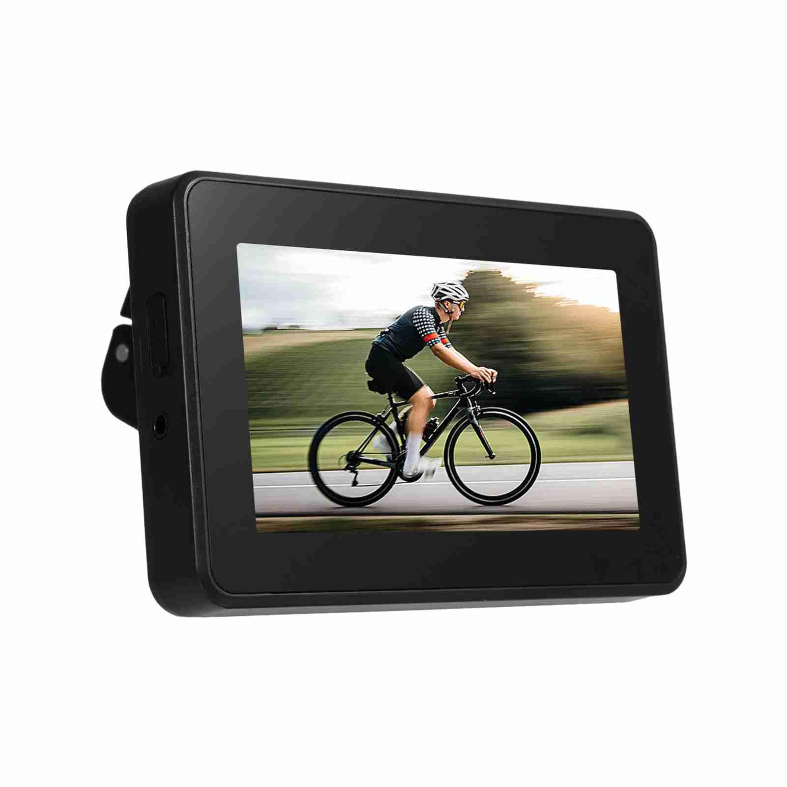 Shkalacar Caméra de recul pour vélo 1080P Écran HD 4,3 Pouces pour VTT