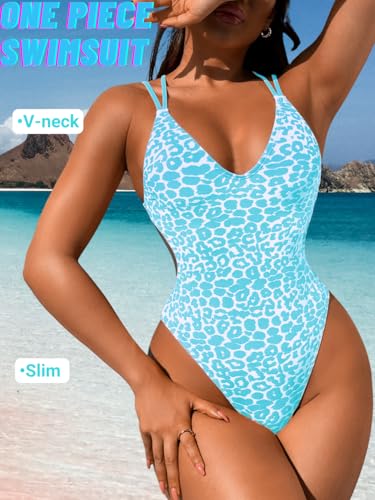 Image of ShawGobow Sexy Swimsuit for Women,Backless Scrunch Butt High Cut Monokini,One Piece Cheeky Bathing Suit Beach Pool Party