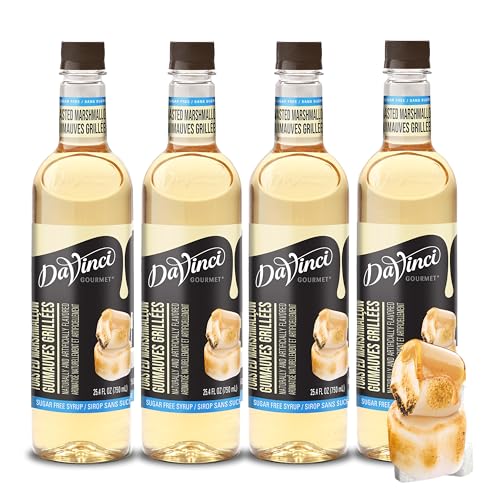 DaVinci Gourmet Sugar-Free Toasted Marshmallow Syrup, 25.4 Fluid Ounces (Pack