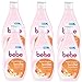 Produktbild bebe Pfirsich & Joghurt Smoothie Cremedusche - Cremige Pflegedusche mit fruchtigem Duft - Spendet Feuchtigkeit - 6 x 250ml