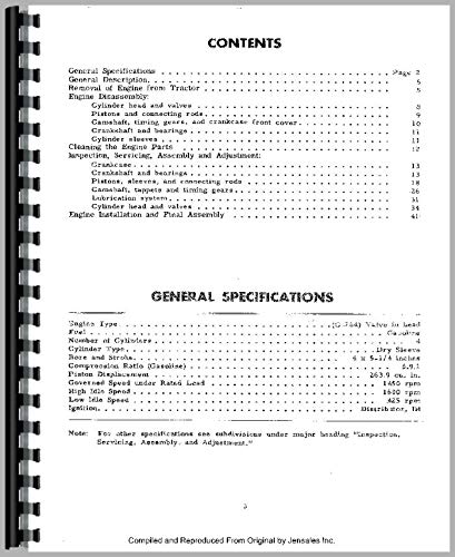 Farmall Super MTA Tractor Service Manual