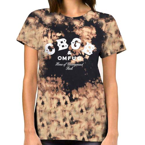 CBGB Classic Logo T-Shirt Rock Off en coton noir pour homme vintage