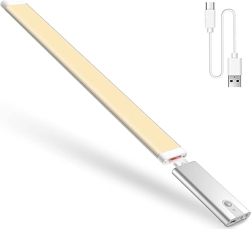 Svarog Luz con sensor de movimiento de 20 pulgadas para interiores 200 lúmenes luz nocturna LED de 3000 K luces de armario con sensor de movimiento