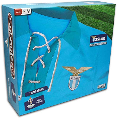 Giochi Preziosi Subbuteo Lazio Playset Retro con Tappeto Gioco, 2 Porte, Pallone e 22 Giocatori