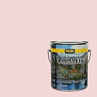 Vista 153 de Rodda Paint CASCADIA ZERO - Pintura satinada e imprimación para interiores en uno, cuarto de galón, toque rosa