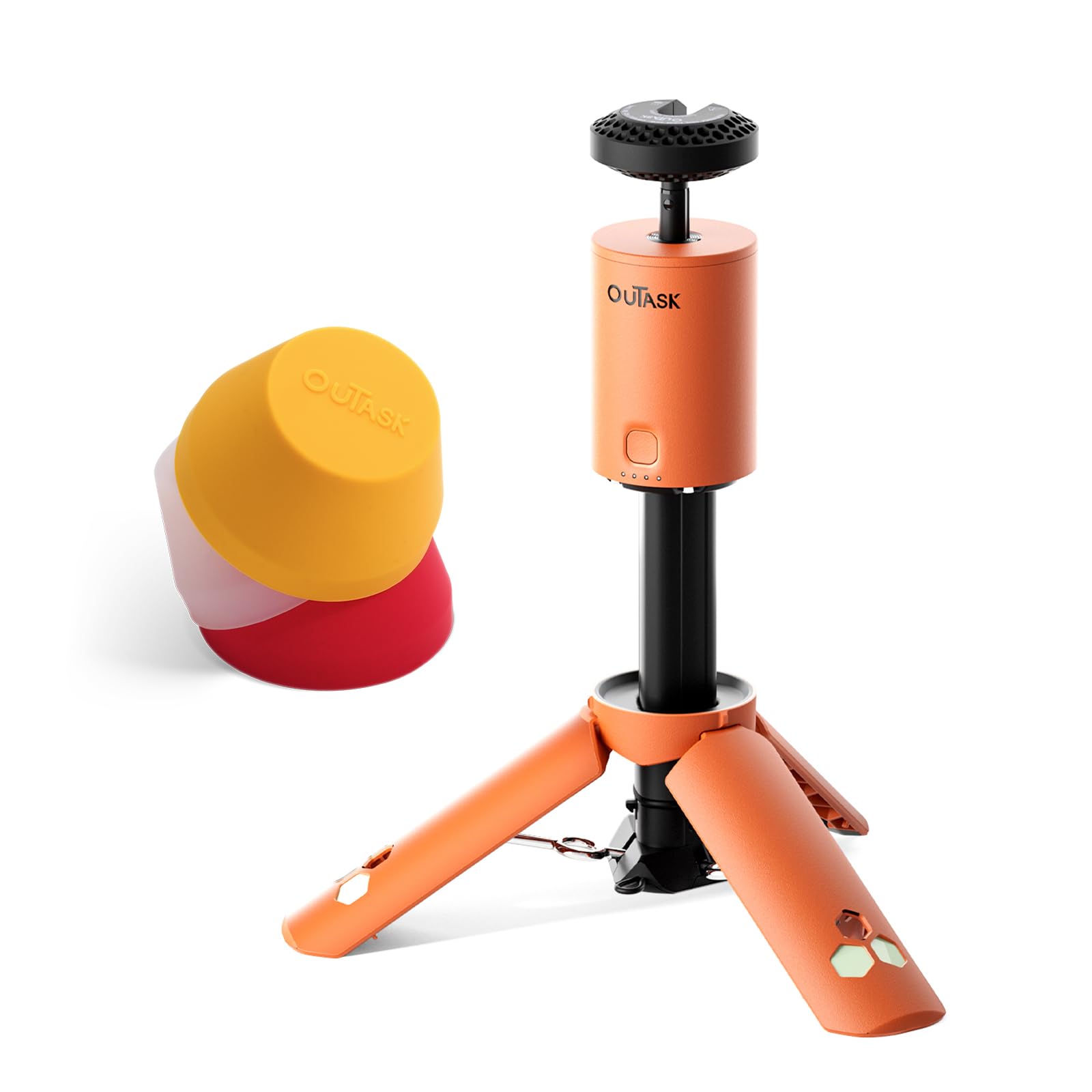 ouTask TD1 Set – 90cm Teleskop-Laterne (12000mAh) inkl. Silikon-Lampenschirm