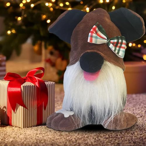 Weihnachtswichtel, Welpenpuppe, skandinavische Figur – Hunde- , Sammelfiguren, Haustierspielzeug, Cartoon-Puppe, schwedische Tomte, Weihnachtsdekoration