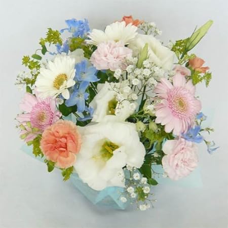 Amazon お供えの花 フラワーアレンジメント パステル クール便でお届け 花束 オンライン通販