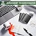 Qeeenar 12 Pcs Black Waterproof Pocket Notebook 3.2