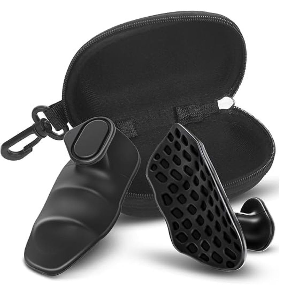 Workout Grip Pads for Weightlifting, Non-Slip Palm Protectors for Powerlifting, Pull Ups, Deadlifts, Better Than Gloves, Black with Carrying Case-image-27
