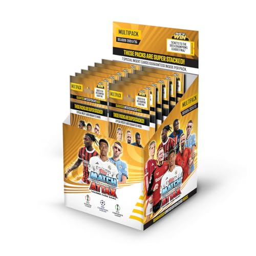 Topps UEFA Champions League Match Attax 24/25 Trading and Collectible Card Game (Multipack of 12)