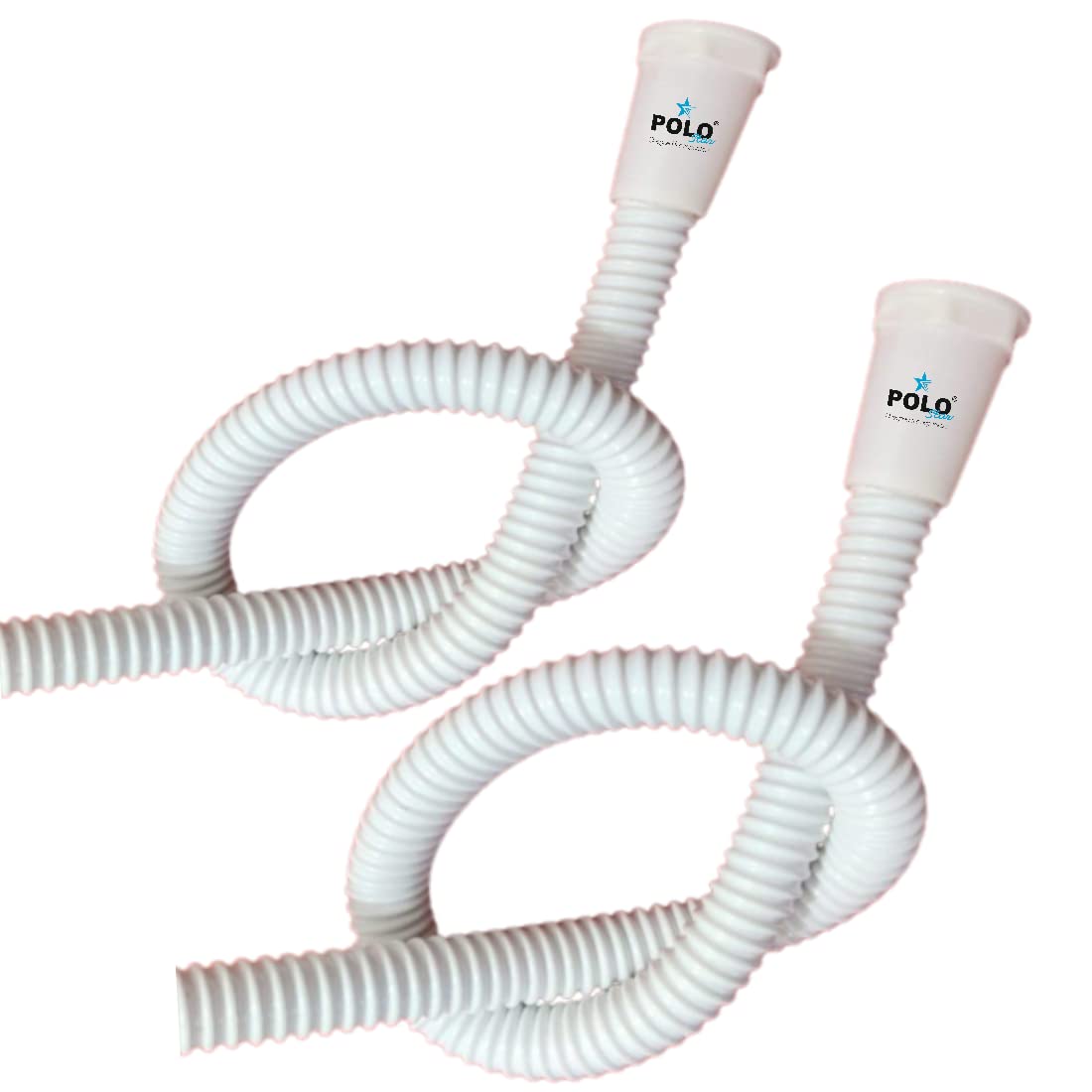 POLOSTAR Polo Star Waste Pipe 89 Cm 35 Inch End To End Super Flexible Heavy Duty Pvc White Hose Pipe For Bathroom Wash Basin Kitchen Sink Heavy Duty 1 1/4" Drain Hose/Outlet Tube Connector|Pack Of 2 (B0C71HYZQZ) Amazon Price History, Amazon Price Tracker