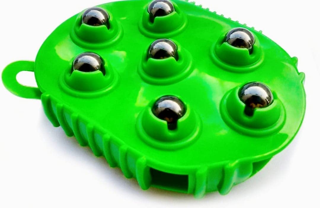 7 Ball Rolling Magnetic Manual 360 Degree Massager Stress Reliever, Multicolour 7 Ball Rolling Magnetic Manual 360 Degree Massager Stress Reliever, Multicolour