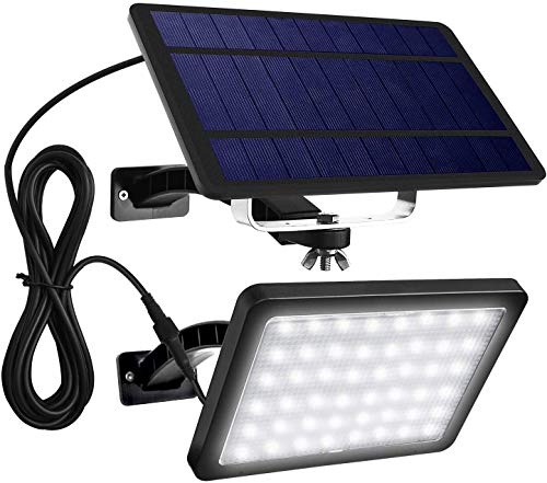 Luz solar de 48 luces LED súper brillante con ángulo regulable para exteriores e iluminación impermeable
