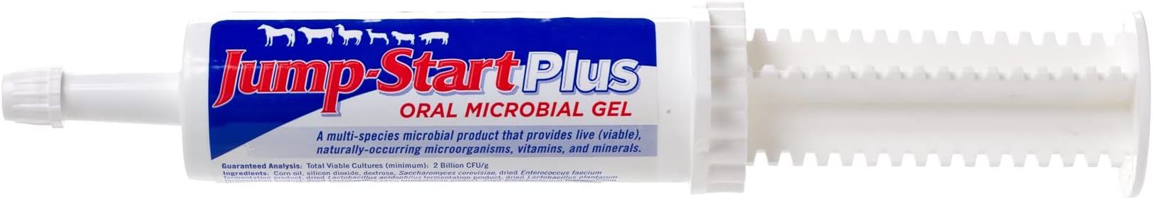 Manna Pro Jump Start Plus Oral Microbial Gel for Goats, Supports Digestive and Immune Health, Helps Relieve Stress, Promotes Healthier Microbial Balance in Multi-Species, 60g
