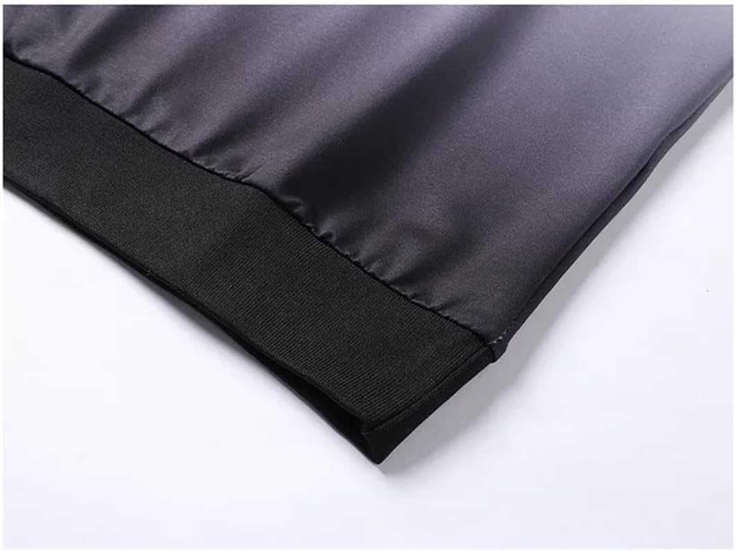 Men's Long Sleeve T-Shirts Korean Oversized Sweater Loose Basic Tops