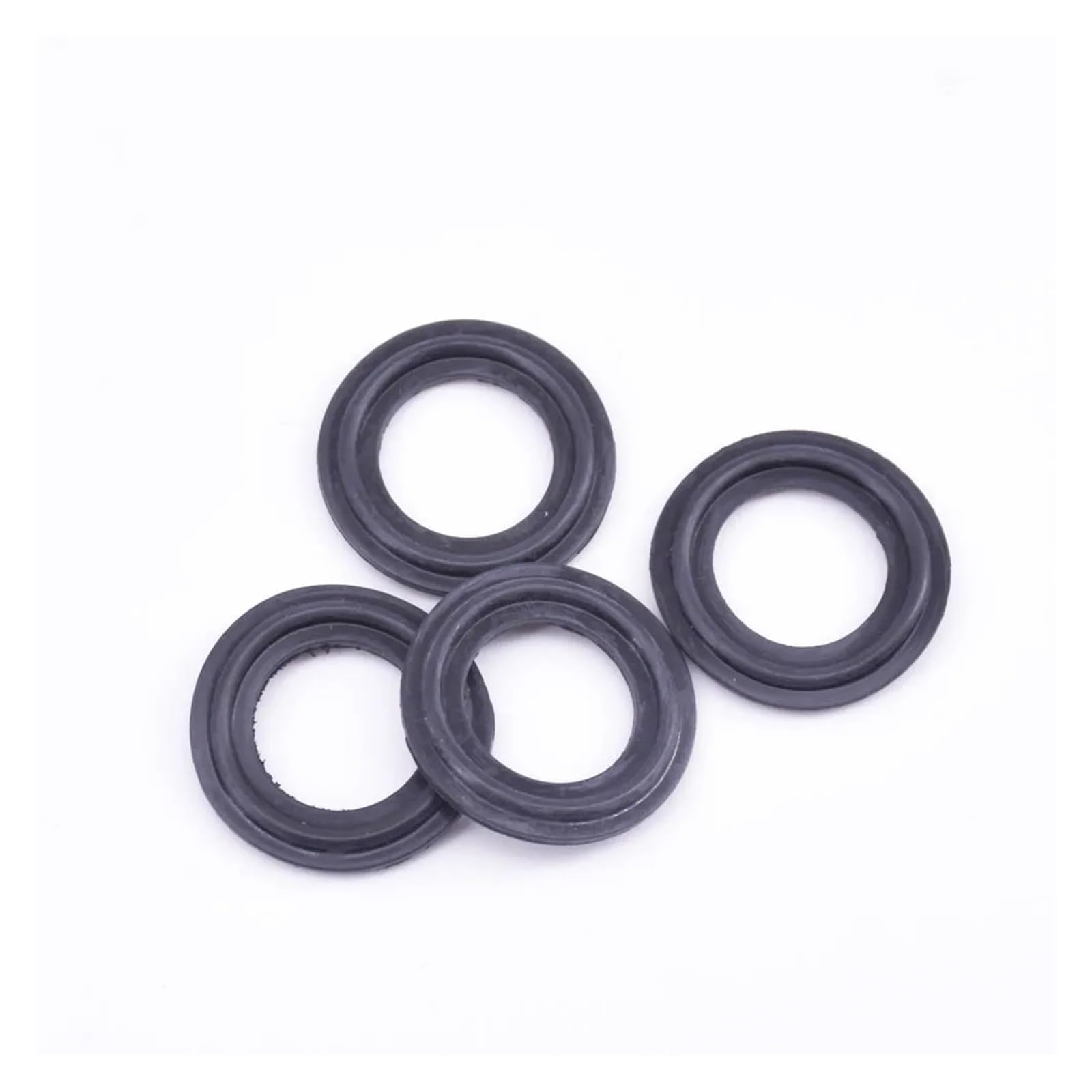 Juntas de goma de for sellado de triple abrazadera: juntas planas compatibles de 0,5" a 10" for conexiones de tuberías, 4 piezas(219x235mm)