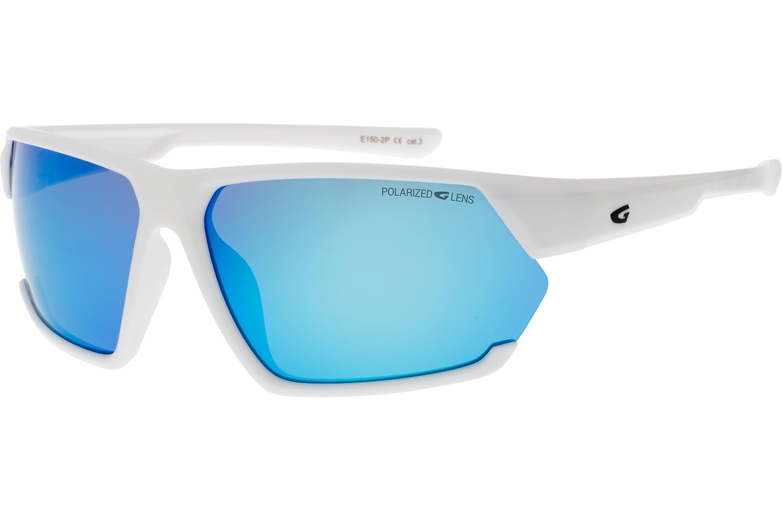 GOG Polarisierte Fahrradbrille Sport-Sonnenbrille UV400 zum Laufen Herren Damen UV400 Premium E150-1P