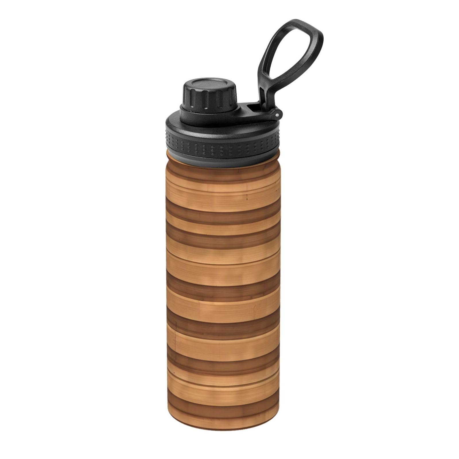Amazon.com: Original Wood Color Texture 18oz Insulated Water  display picture 1