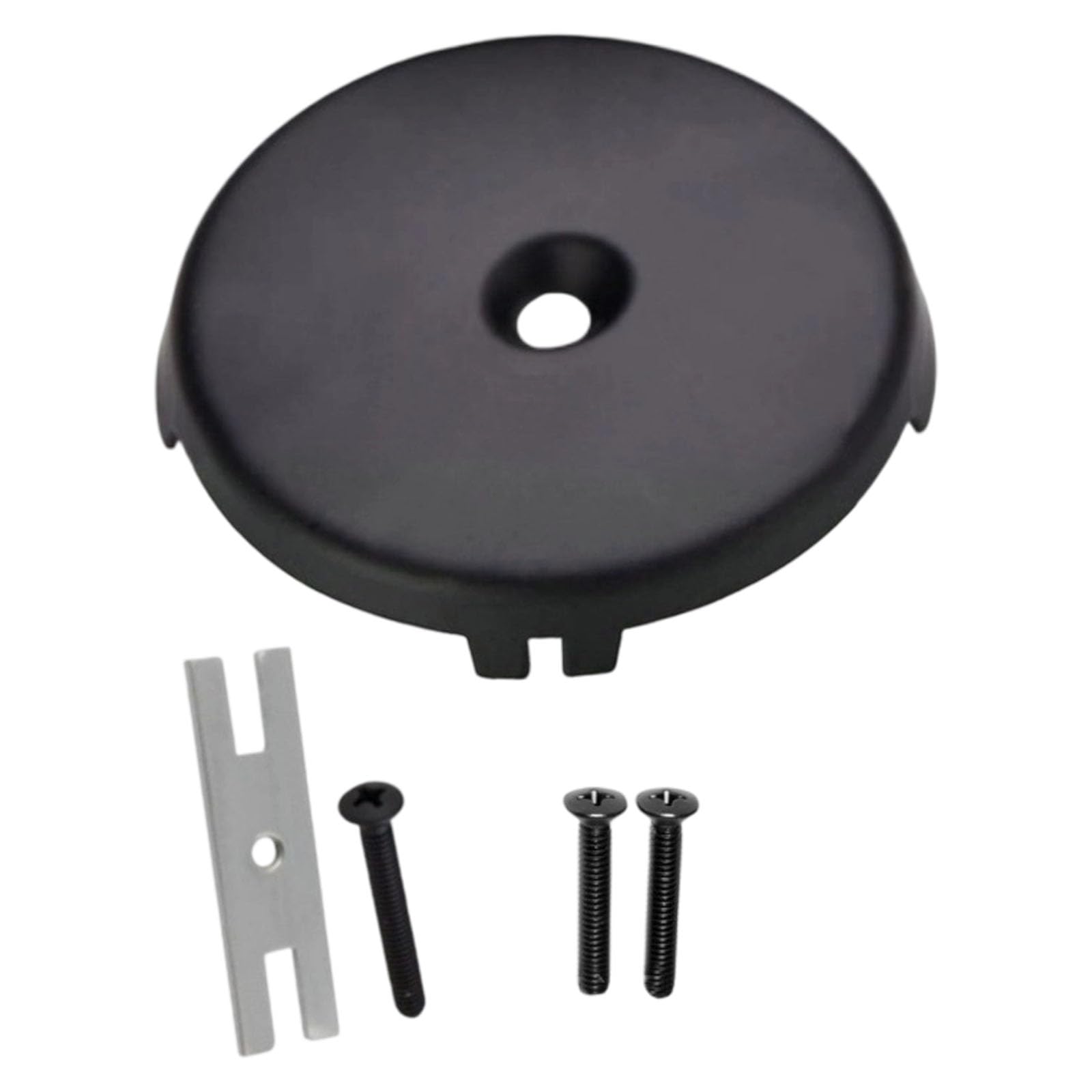 Hzbb Asian Black Anti-Clog Bathtub Drain Cover With Overflow, Quick-Drain Holes, Zinc Alloy For & Corrosionresistance (120) Bathtubs Replacement Part