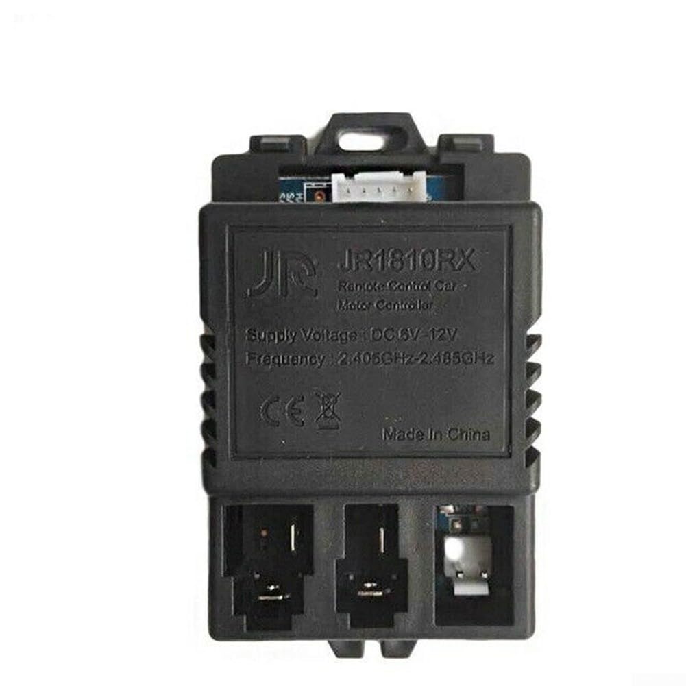 KHIronHive Children Electric Vehicle Remote Control Receiver JR-RX-12V 6V Controller Compatible with Baby Car Accessories Replacement Component Kit(JR1810RX 6-12V)