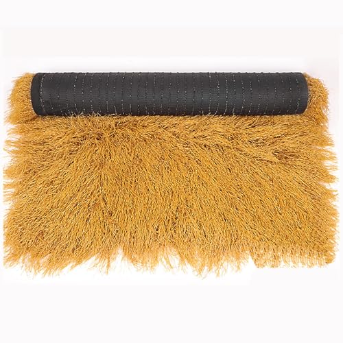 Panneaux de gazon et paille de palmier artificielle ultra-durable pour aménagement extérieur de chalet