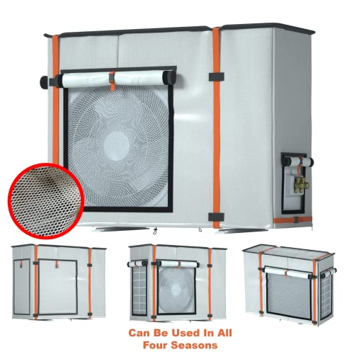 JIAHOO Capa Para Ar Condicionado, Capa Externa Para Mini Split Para Unidade Externa De Ar Condicionado, Pode Ser Usada Na Operação De Ar Condicionado, Protetor De Ca Para Todas As Estações, 33″ C X