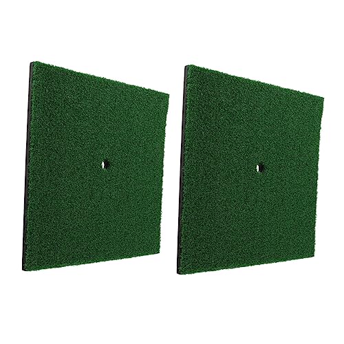 CIMAXIC Realistic Golf Driving Mat -Turf Golfing Hitting Mat 30x30cm Golfing Training Turf Rug